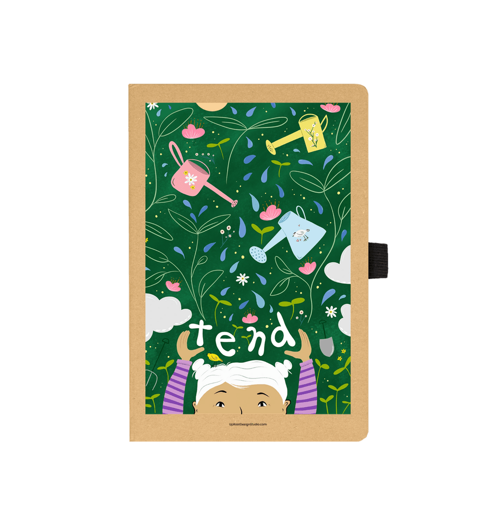 Tend Flowers & Watering Cans Eco-Friendly Journal (Kraft)