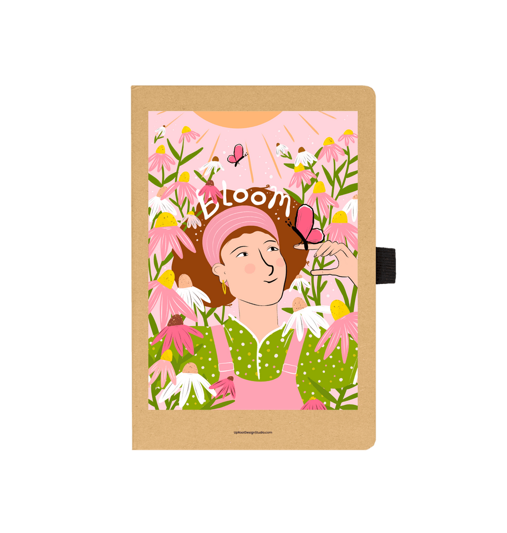 Bloom Wildflowers Eco-Friendly Recycled Journal (Kraft)