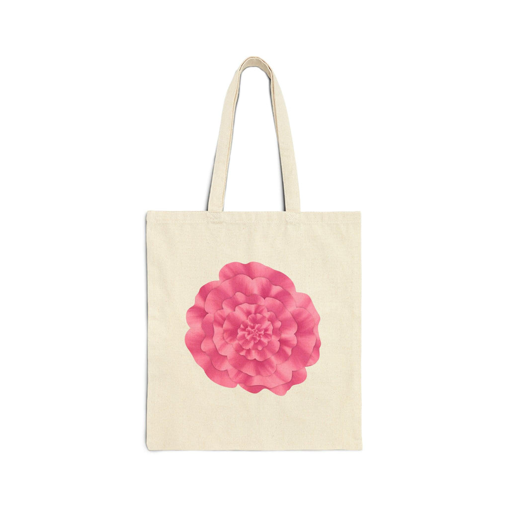 Peony Canvas Tote Bag – Eco Friendly Everyday Carry