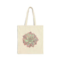 Echeveria Violet Queen Succulent Canvas Tote Bag – Eco Friendly Everyday Carry