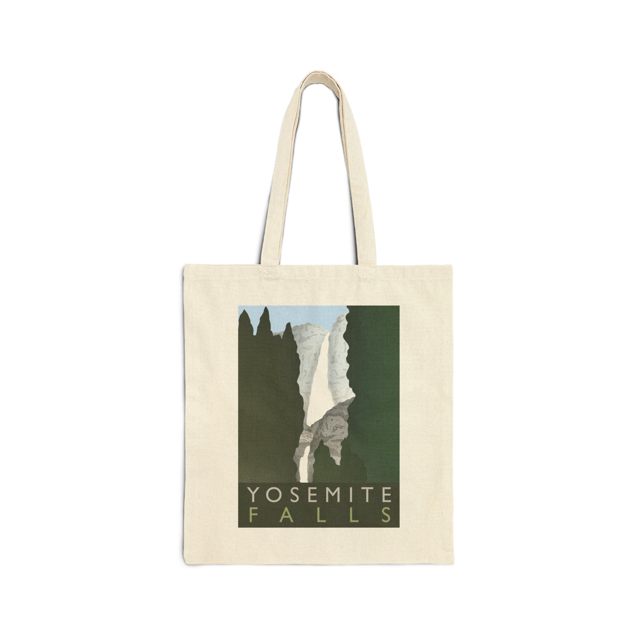 Yosemite Falls Canvas Tote Bag – Eco Friendly Everyday Carry