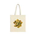 Noble Aeonium Succulent Canvas Tote Bag – Eco Friendly Everyday Carry