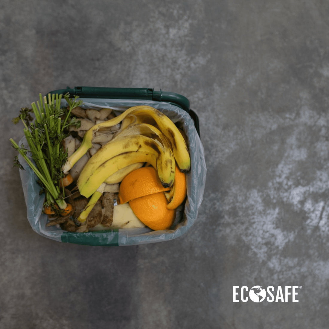 EcoSafe Zero Waste 2.5 Gal Compostable Bags 16x17 for MultiRes Dispenser (QTY 1300), BPI Certified, SKU HR1617-6