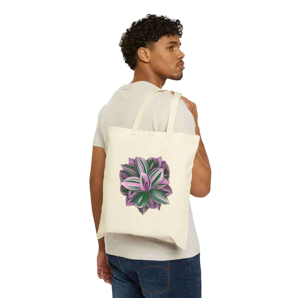Tradescantia Nanouk Canvas Tote Bag – Eco Friendly Everyday Carry