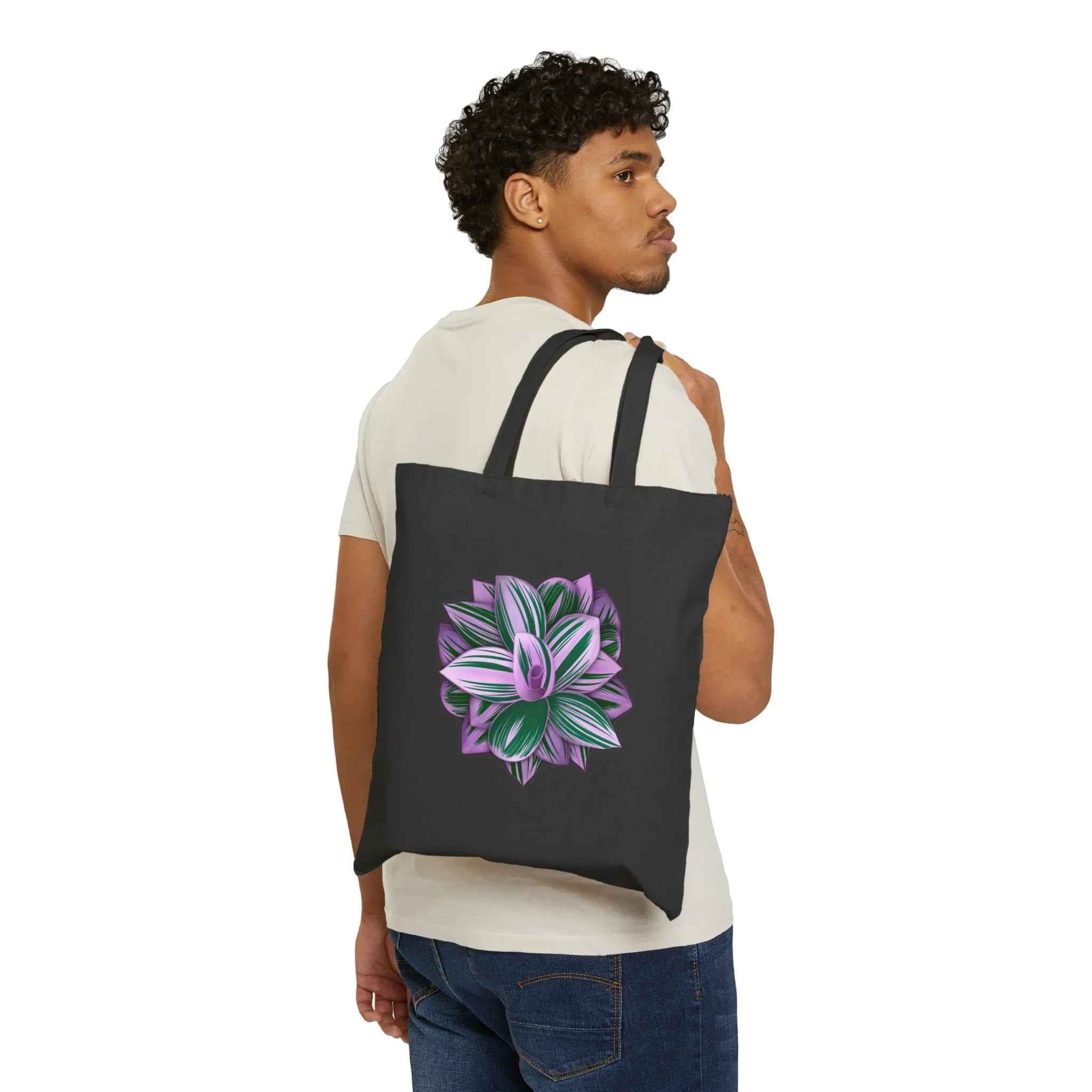 Tradescantia Nanouk Canvas Tote Bag – Eco Friendly Everyday Carry