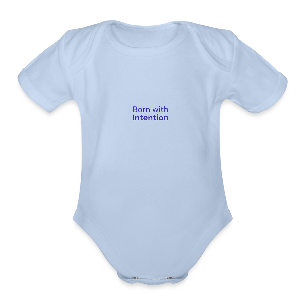 Born with Intention Organic Short Sleeve Baby Bodysuit