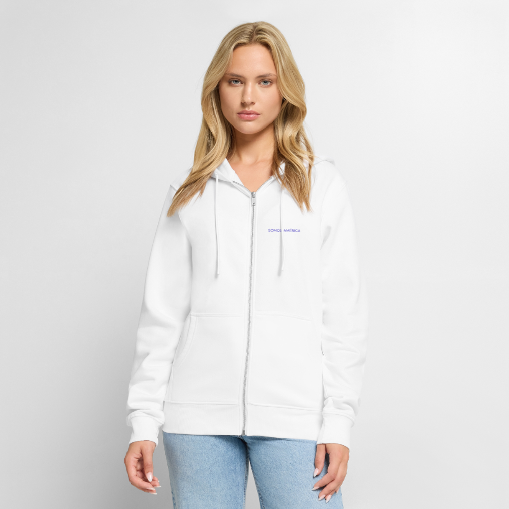 Somos America Unisex Premium Organic Zip Hoodie