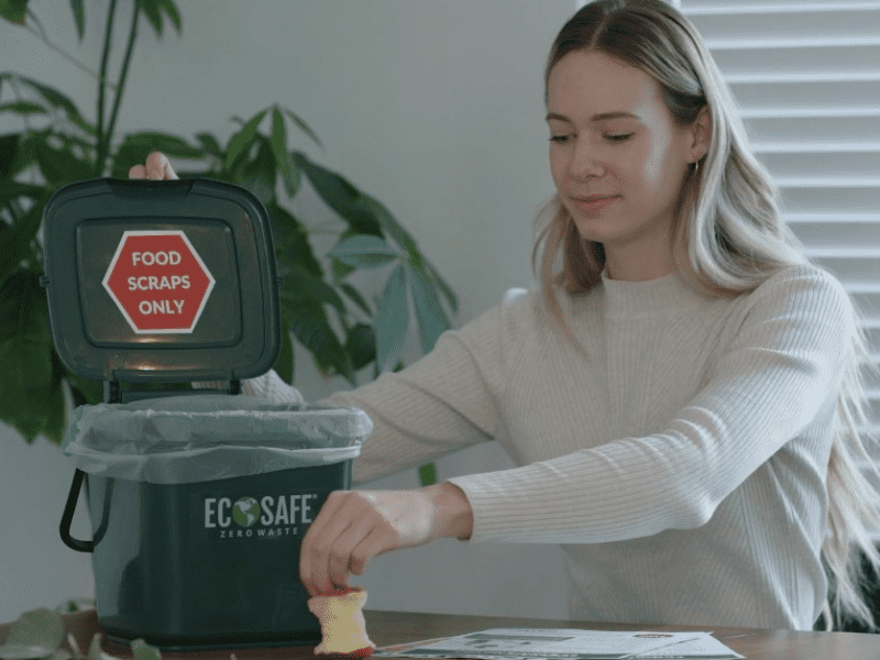 EcoSafe Zero Waste 2.5 Gal Compostable Bags 16x17 for Kitchen Caddies & Countertop Bins (QTY 720), BPI Certified, SKU HB1617-6