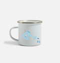 Blue Watering Can Camping Enamel Mug (Tend Collection)