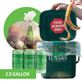 EcoSafe 2.5 Gallon Bin Caddy & Liners (QTY: 1 Bin + 90 Liners)