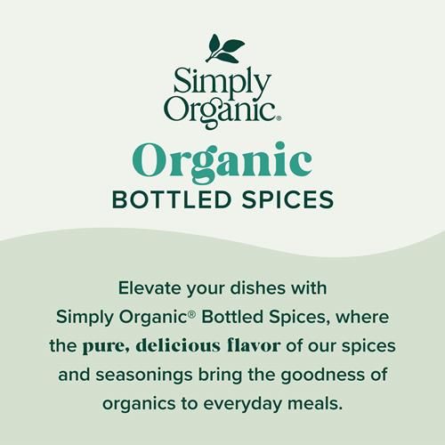 Simply Organic Parsley Flakes, 0.26-Ounce Jar, Fresh, Green-Leafy Taste, Vibrant Color Italian Parsley, Kosher, Organic