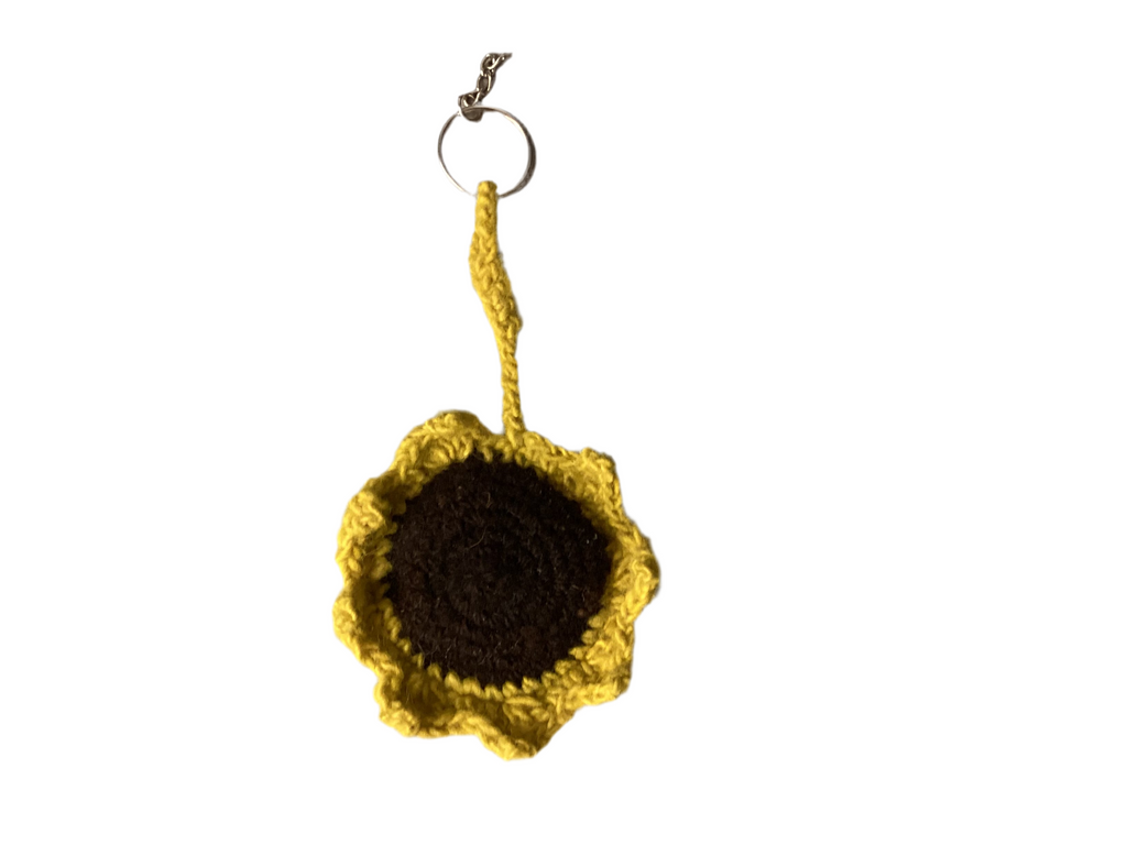 Crochet Sunflower Hanging