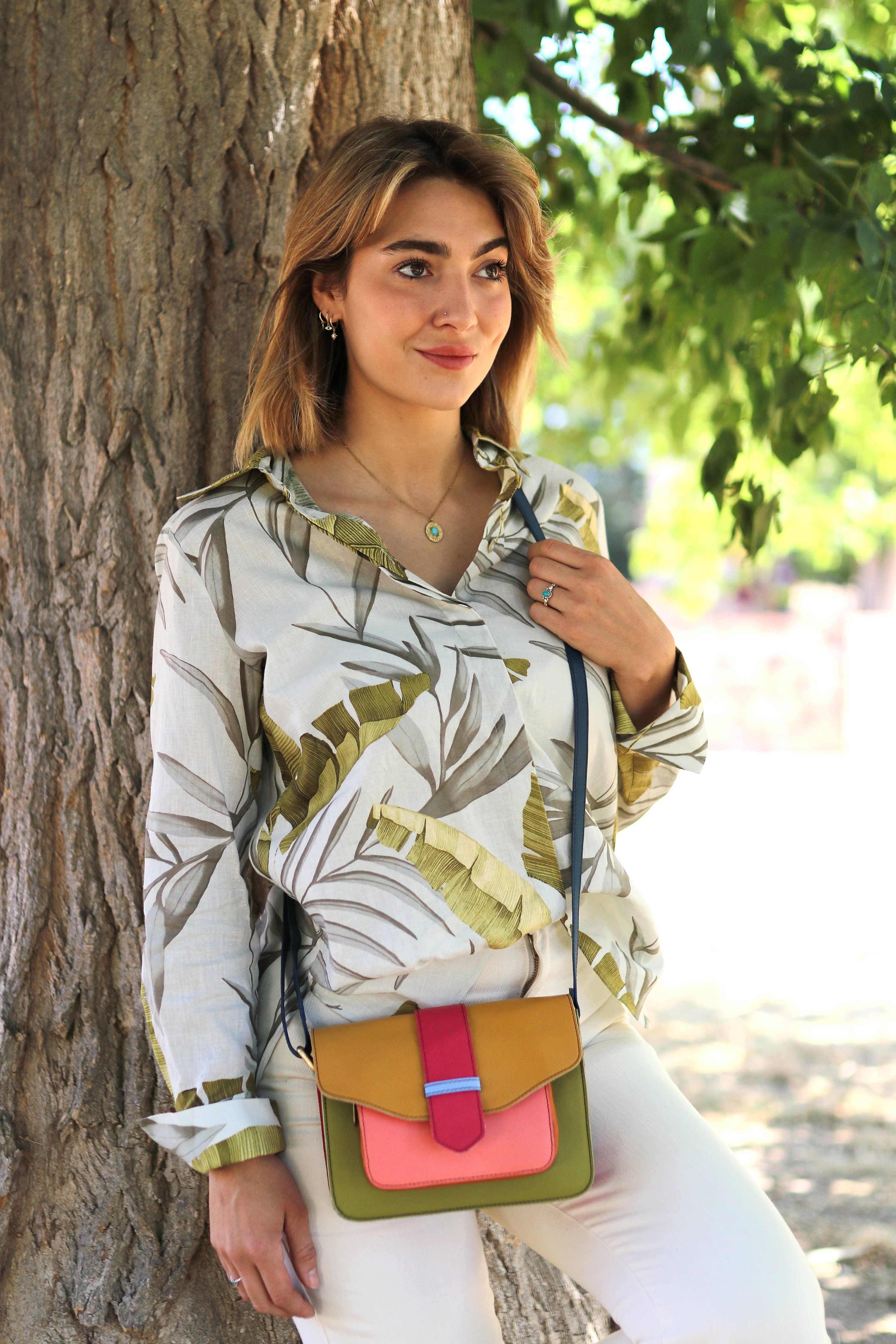 Soruka Grace Reversible Leather Handbag