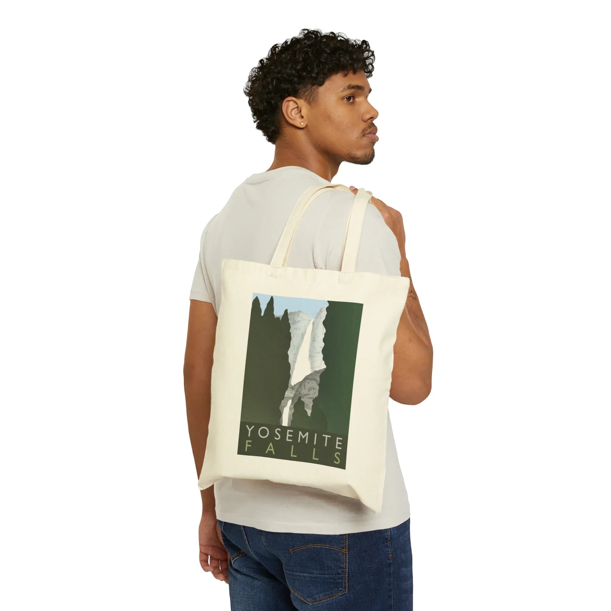 Yosemite Falls Canvas Tote Bag – Eco Friendly Everyday Carry