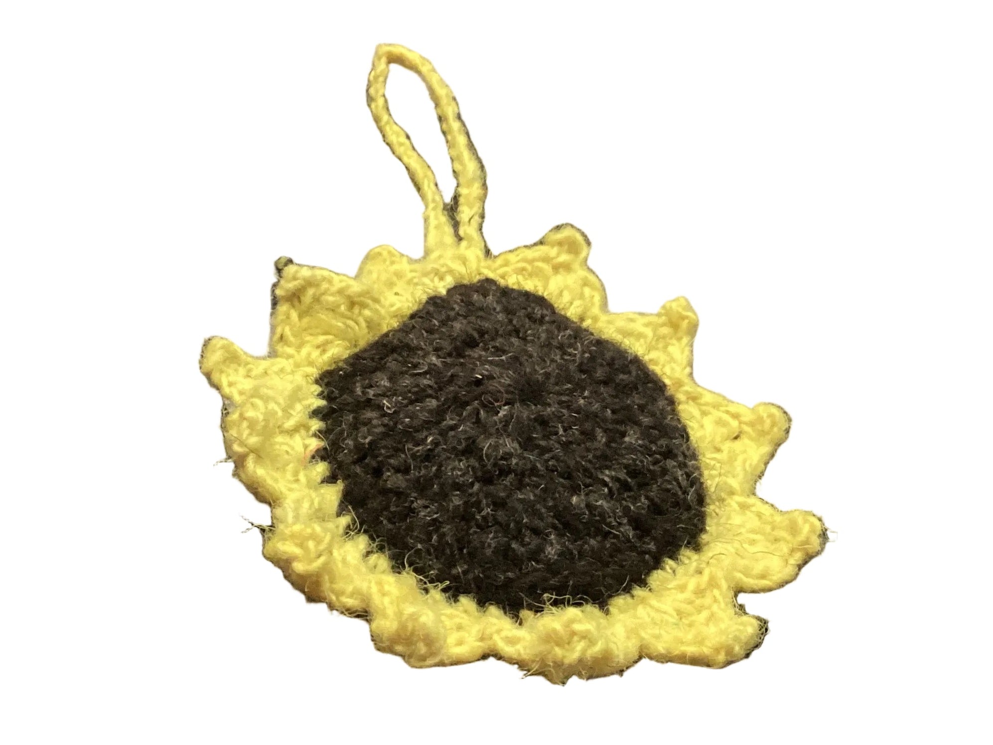 Crochet Sunflower Hanging
