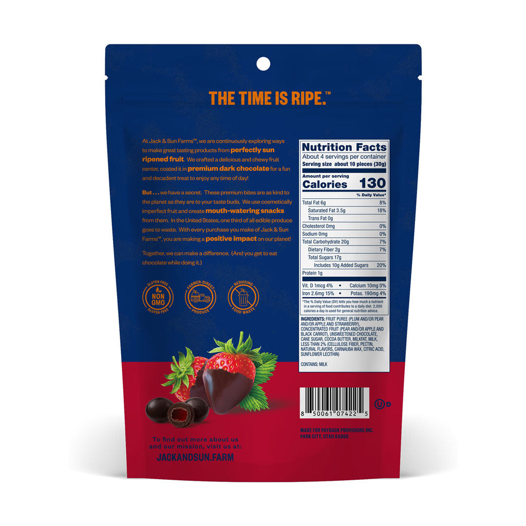 Dark Chocolate covered Fruit Snacks (6 Pack)