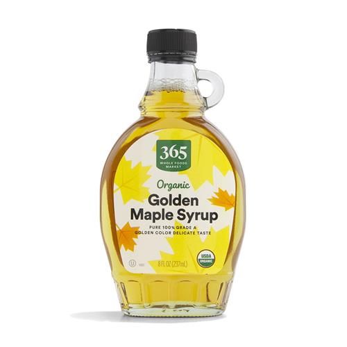Whole Foods Market Organic Grade A Golden Color Maple Syrup, 8 Fl Oz