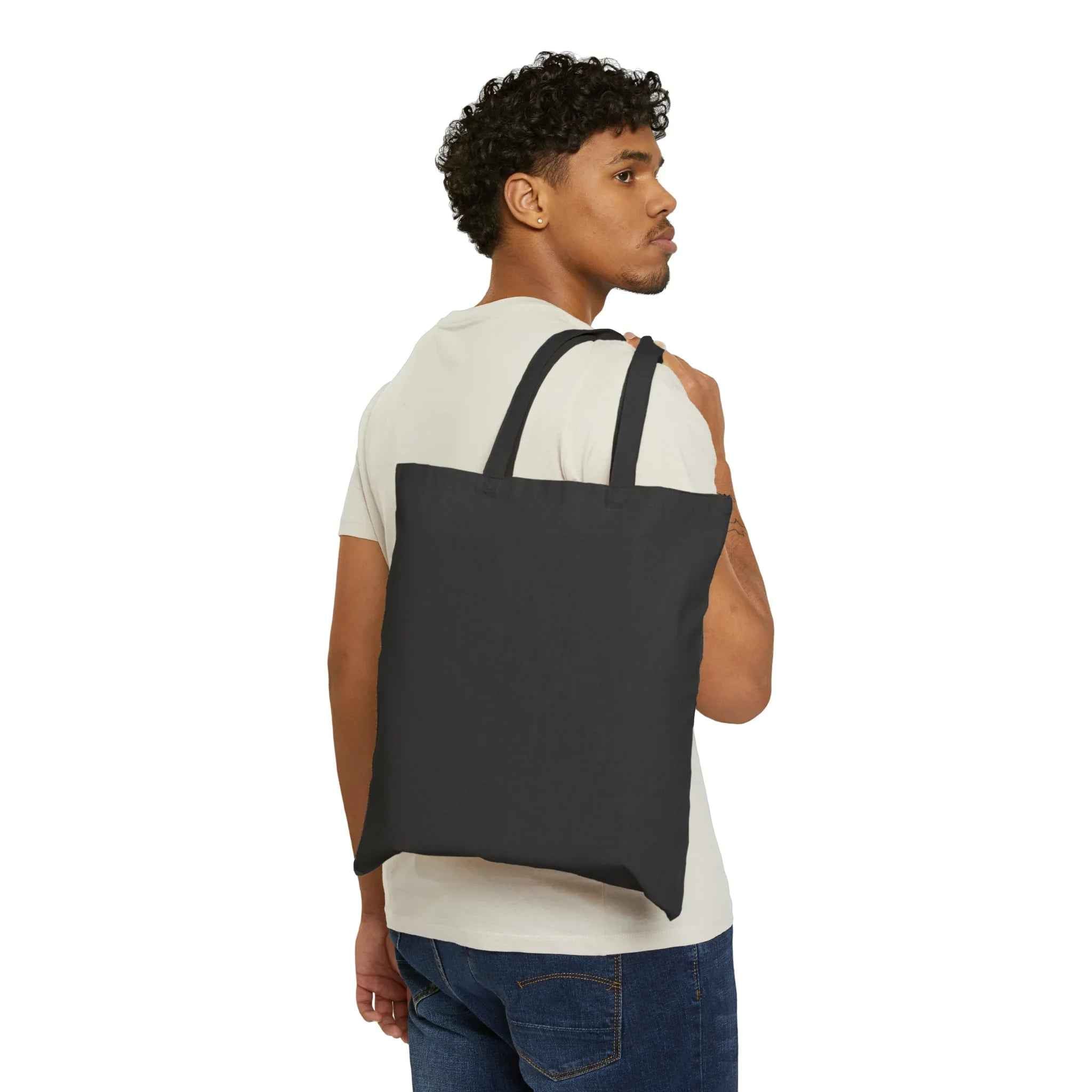 Melting Monstera Albo Canvas Tote Bag – Eco Friendly Everyday Carry