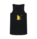 Green Cities Scoop Tank T-Shirt (Black & White)