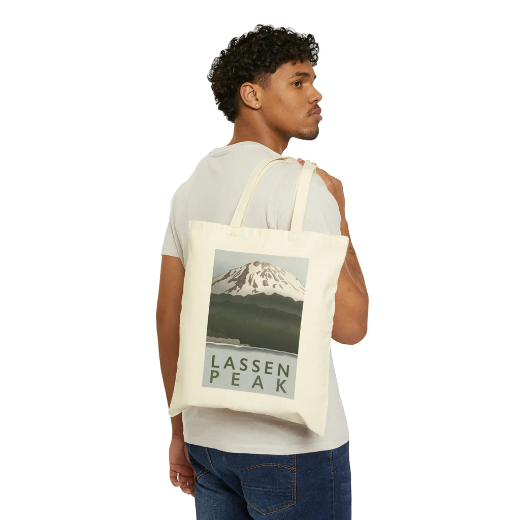 Lassen Peak Canvas Tote Bag – Eco Friendly Everyday Carry
