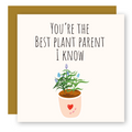 "Best Plant Parent" Lavender Plant Greeting Card + Matching Envelope (Occasion)