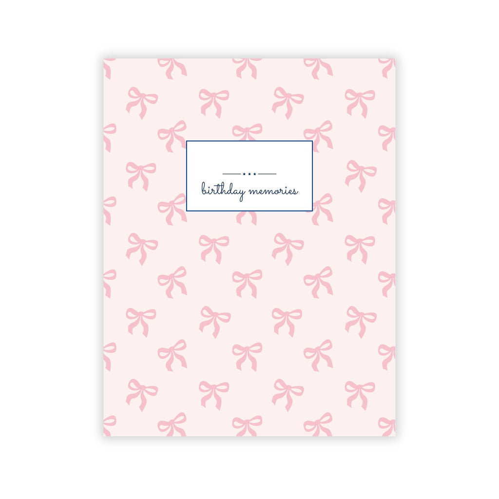 Birthday Memory Book-Girly Bows