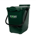 [OOS Until July 2026] EcoSafe EcoCaddy 6-Gallon Compost Bin, Eco-Friendly Kitchen Trash, Food Waste Under Counter Bin (QTY 1), SKU ECGRN
