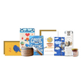 "Celebrate & Sparkle" Gift Box: Winter tea, Honey, Candle, Cards, Sticker, Meditations, Journal (Winter Dreaming)