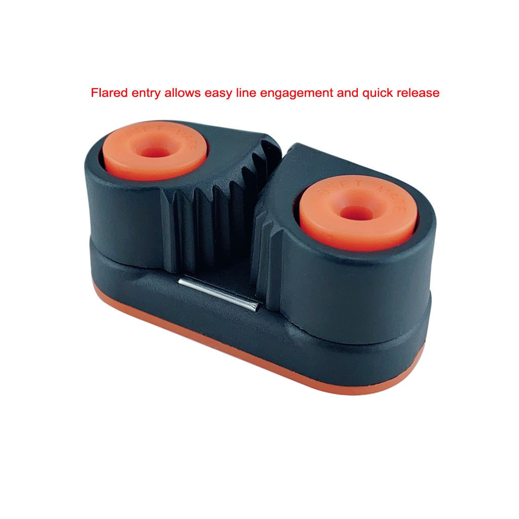 Rope - regulator - 2 Row Matic Ball Bearing Cam Cleat Pilates Equipment Marine Boat Fast Entry Rope Wire Fairlead Sailing Sailboat