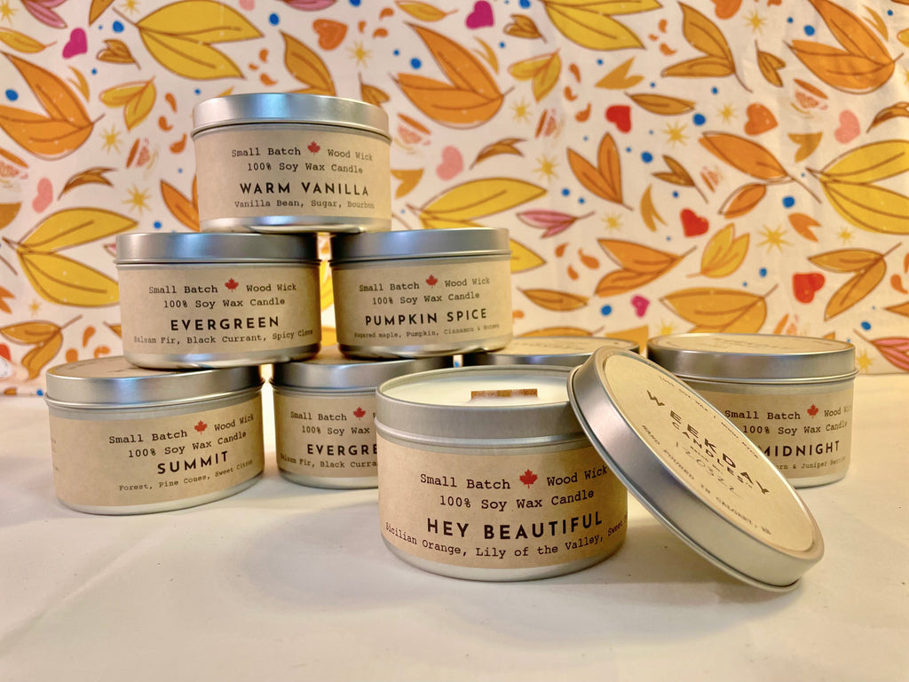 Build Your Own Custom Wellness Box with Organic Eye Pillow, Tea, Soy Candle & Greeting Card w. Envelope