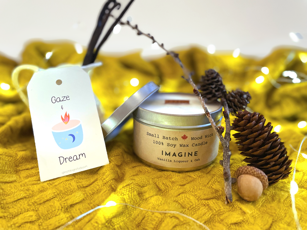 Build Your Own Custom Wellness Box with Organic Eye Pillow, Tea, Soy Candle & Greeting Card w. Envelope