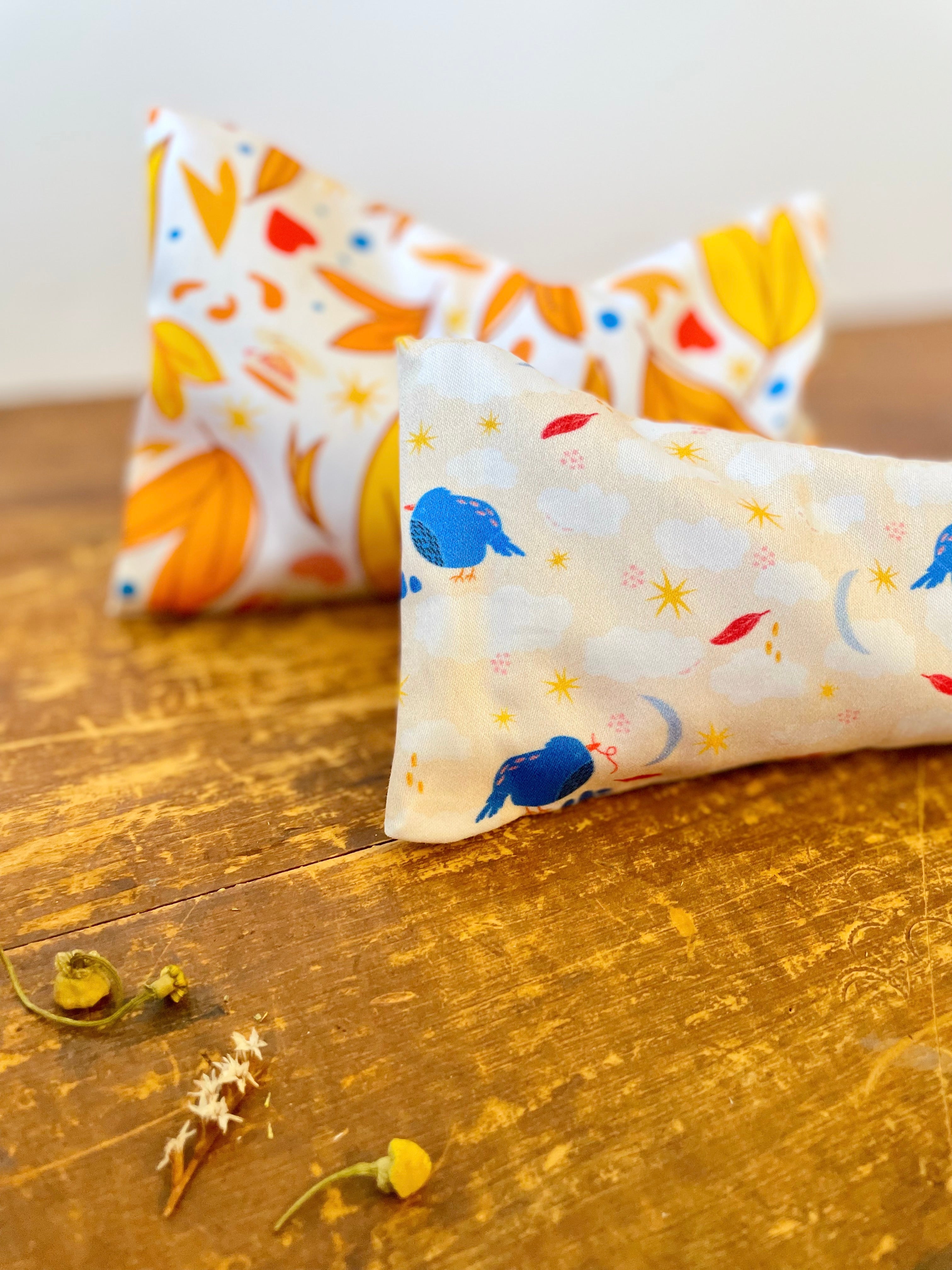 Build Your Own Custom Wellness Box with Organic Eye Pillow, Tea, Soy Candle & Greeting Card w. Envelope