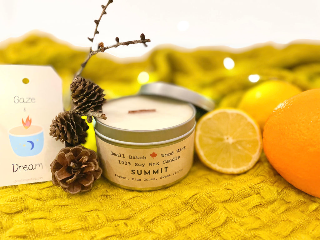 Build Your Own Custom Wellness Box with Organic Eye Pillow, Tea, Soy Candle & Greeting Card w. Envelope