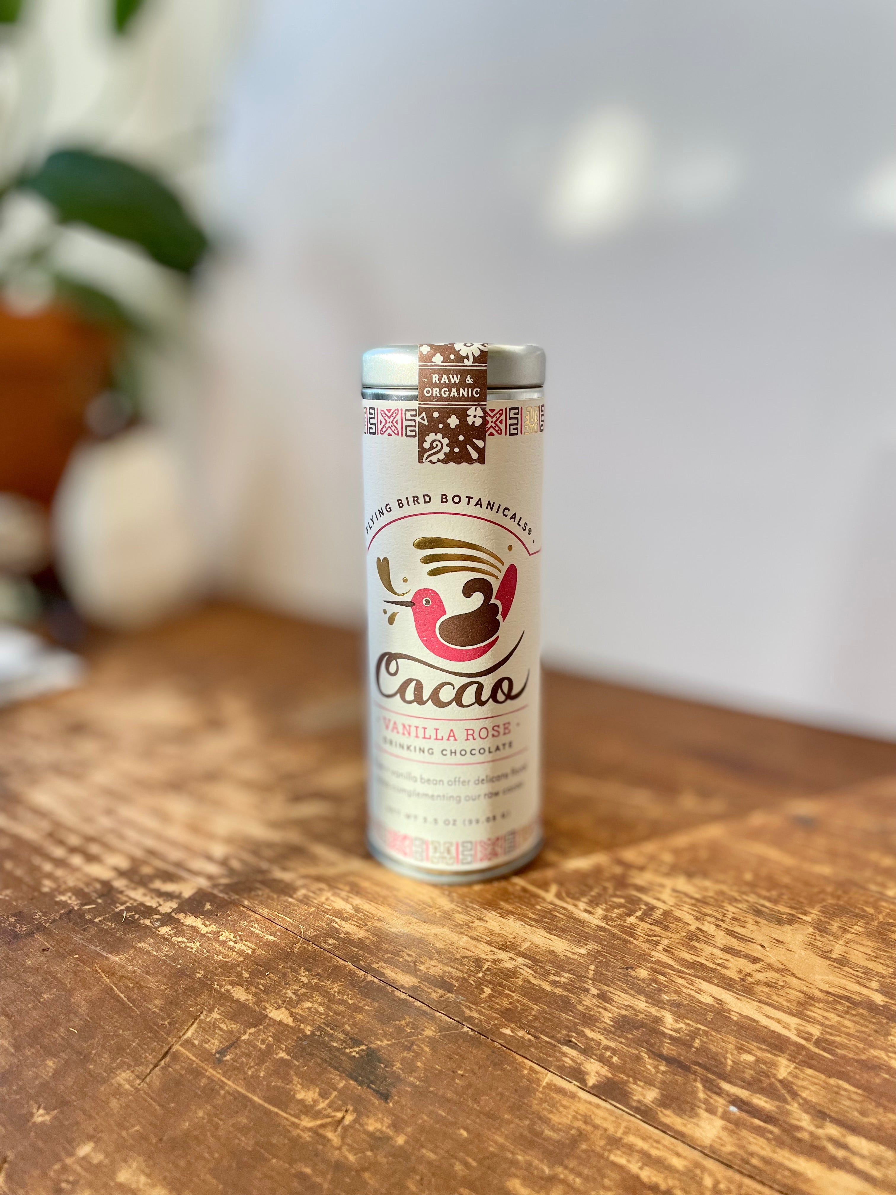 "Connect" Gift Box with Luscious Flavored Hot Chocolate, Scented Soy Candle with Crackling Wick, Houseplant Greeting Card, Stickers (Love in Bloom)
