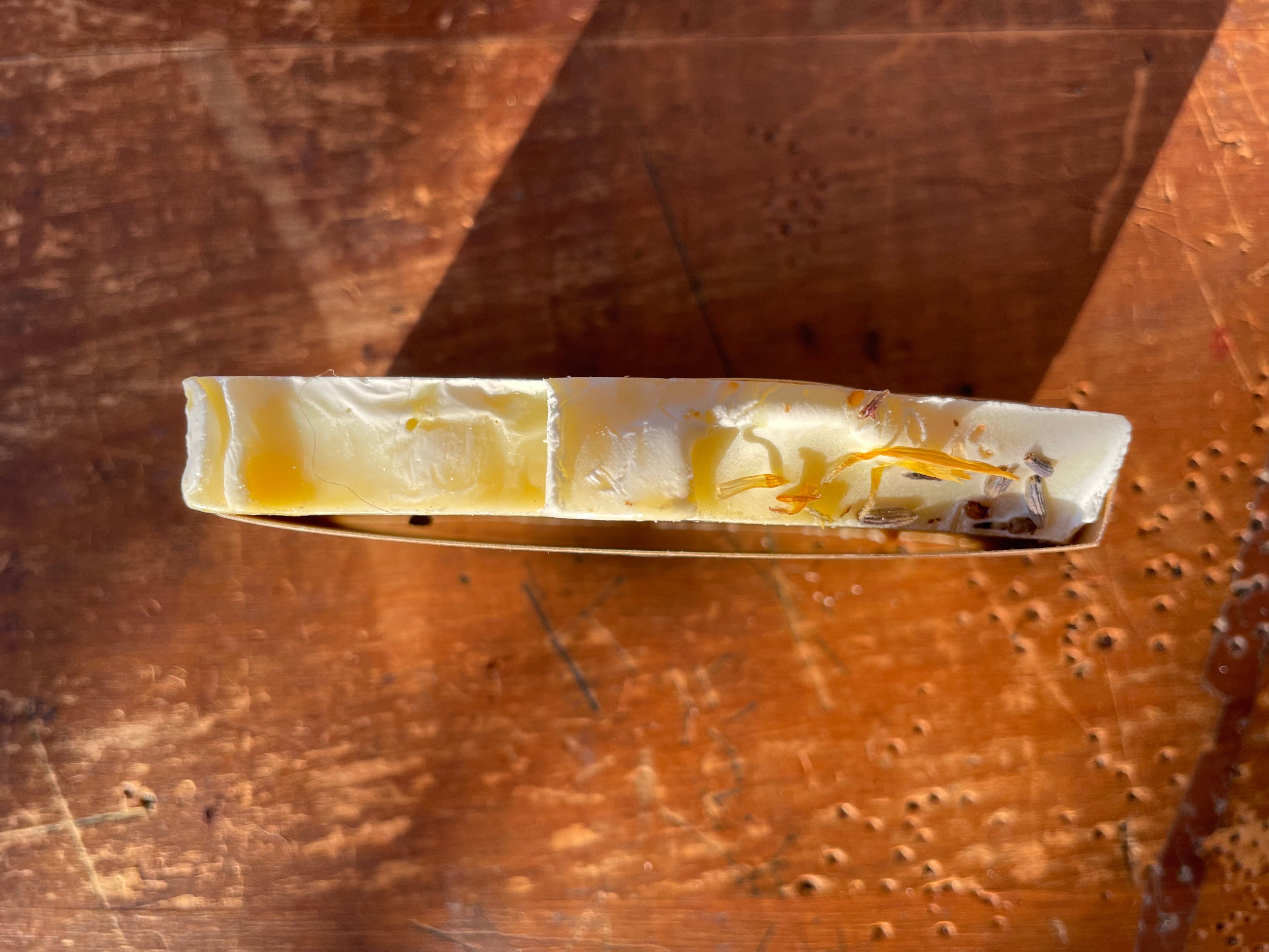 Sweet Orange & Lavender Handmade Scented Soap w. Foraged, Natural, Organic Ingredients for a Refreshing Spa Experience