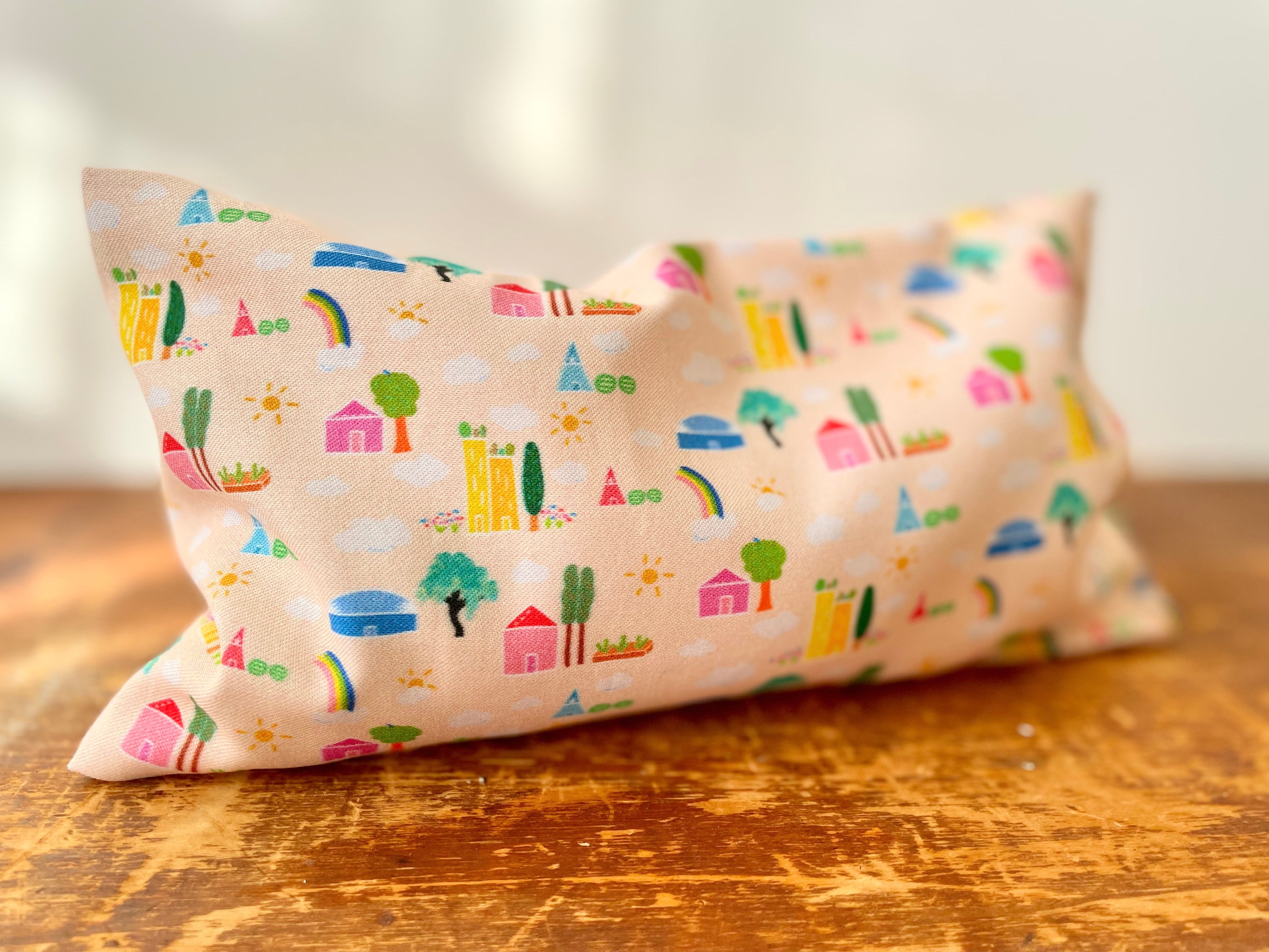 Scented Serenity Eye Pillow - Green Cities Pattern (Grow & Bloom Collection)