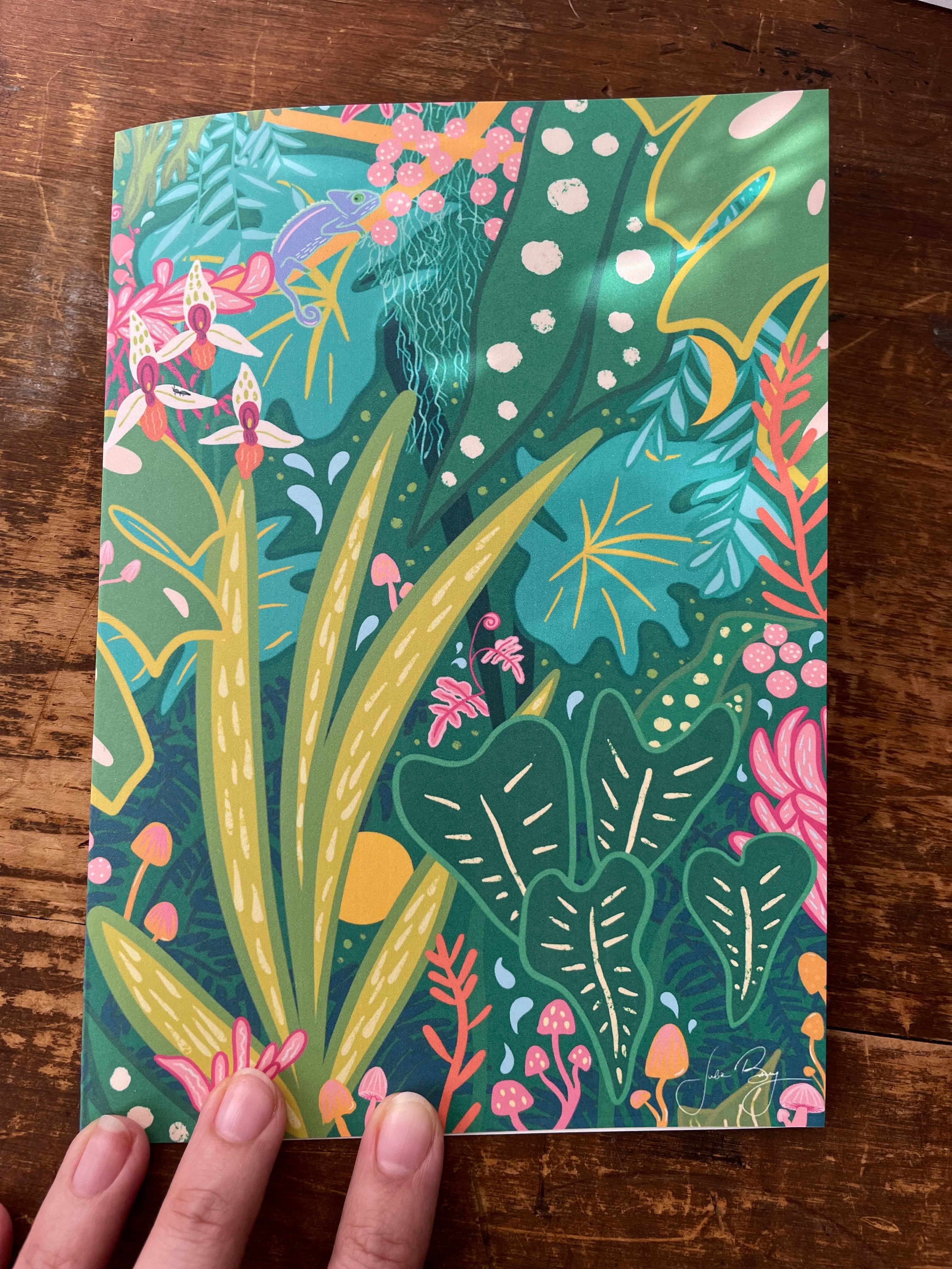Eco Recycled 4x6 Greeting Cards w. Hand-Drawn Art + Recycled Envelopes, Blank inside - Assorted (Grow & Bloom)