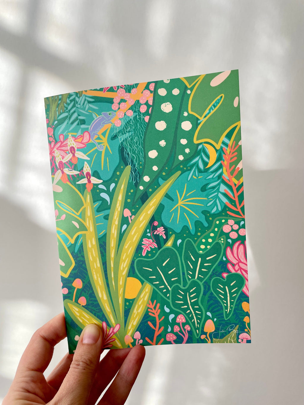 Eco Recycled 4x6 Greeting Cards w. Hand-Drawn Art + Recycled Envelopes, Blank inside - Assorted (Grow & Bloom)