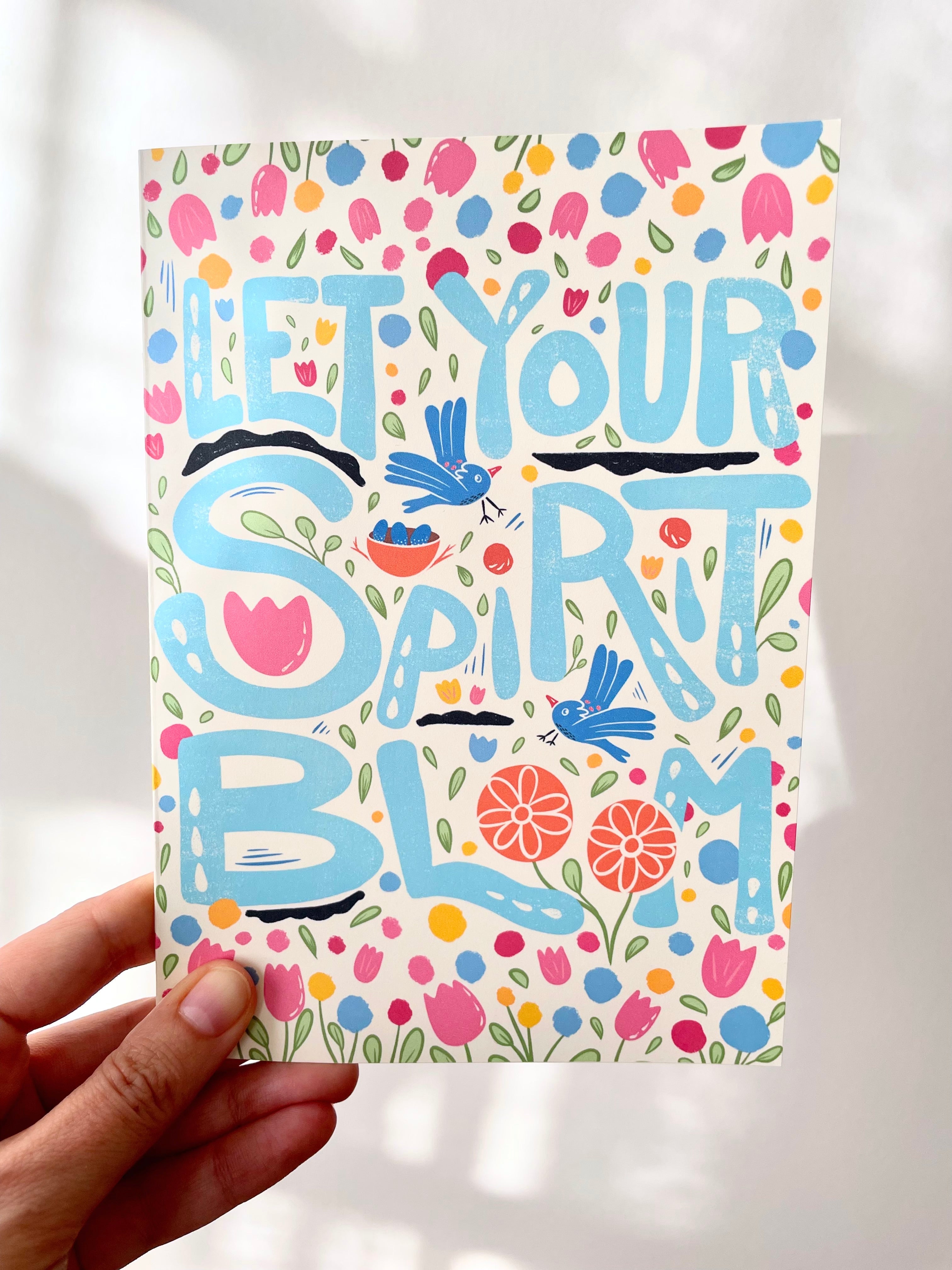 Eco Recycled 4x6 Greeting Cards w. Hand-Drawn Art + Recycled Envelopes, Blank inside - Assorted (Grow & Bloom)