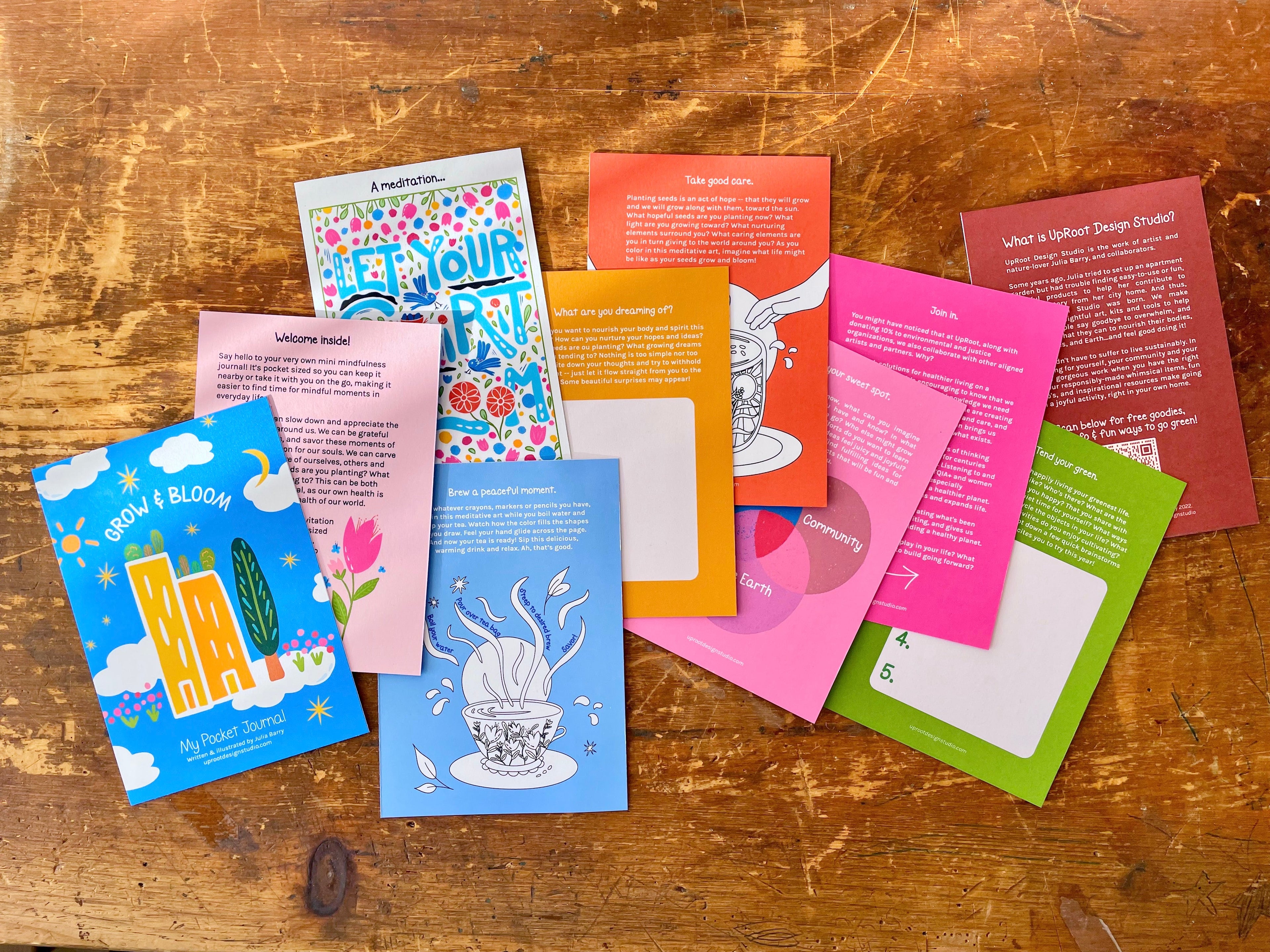 "Savor the Moment" Tea Mindfulness Set with Tea, Mindfulness Journal & Meditation Card (Tea Time)