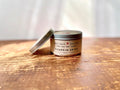 Winter Light Candle Relaxation Set: "Pumpkin Spice" Candle (Sugared maple, Pumpkin, Cinnamon & Nutmeg), Meditation Card + Mindfulness Journal