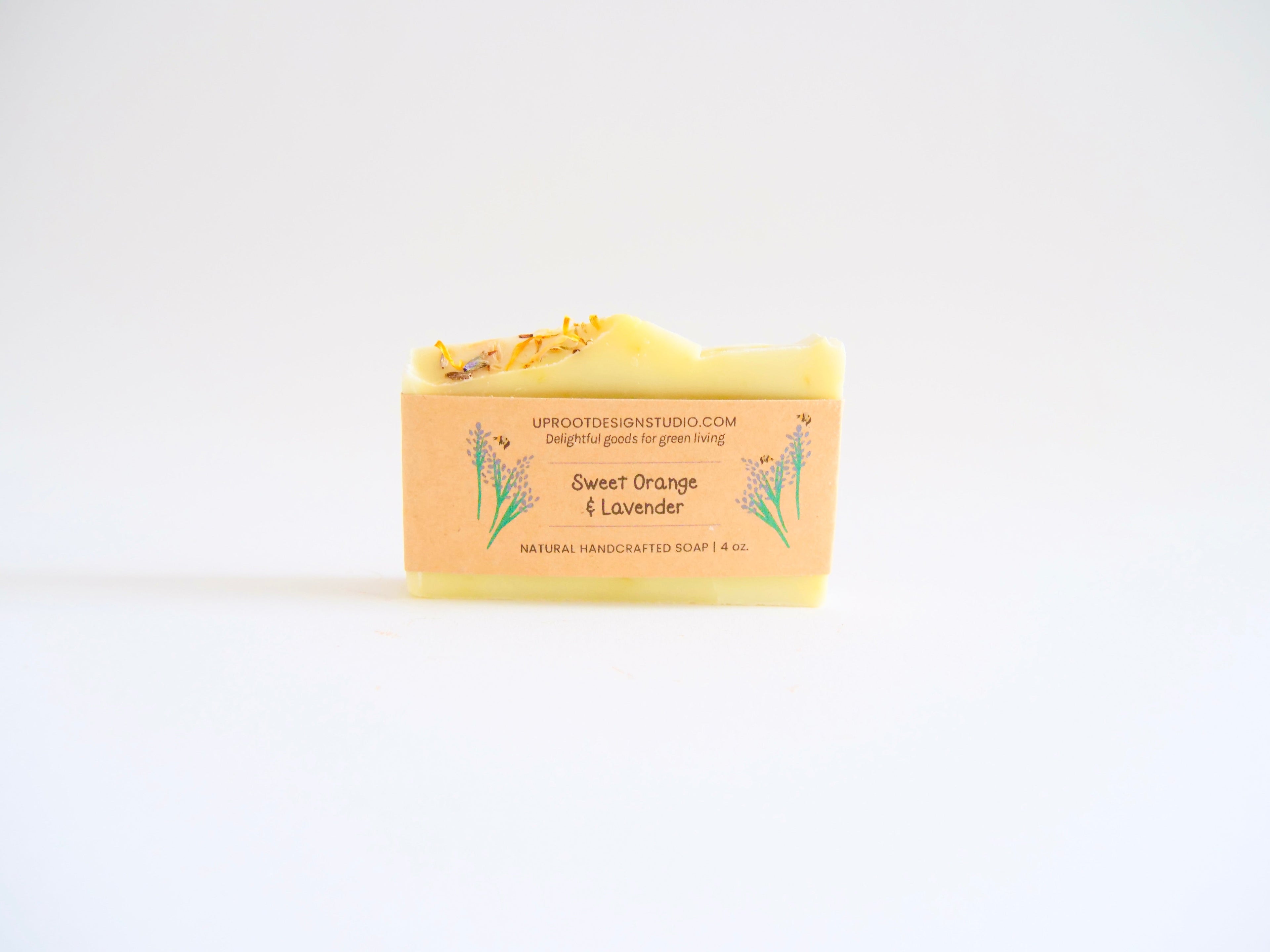 Handmade Scented Soap w. Foraged, Natural, Organic Ingredients for a Refreshing Spa Experience (Assorted)