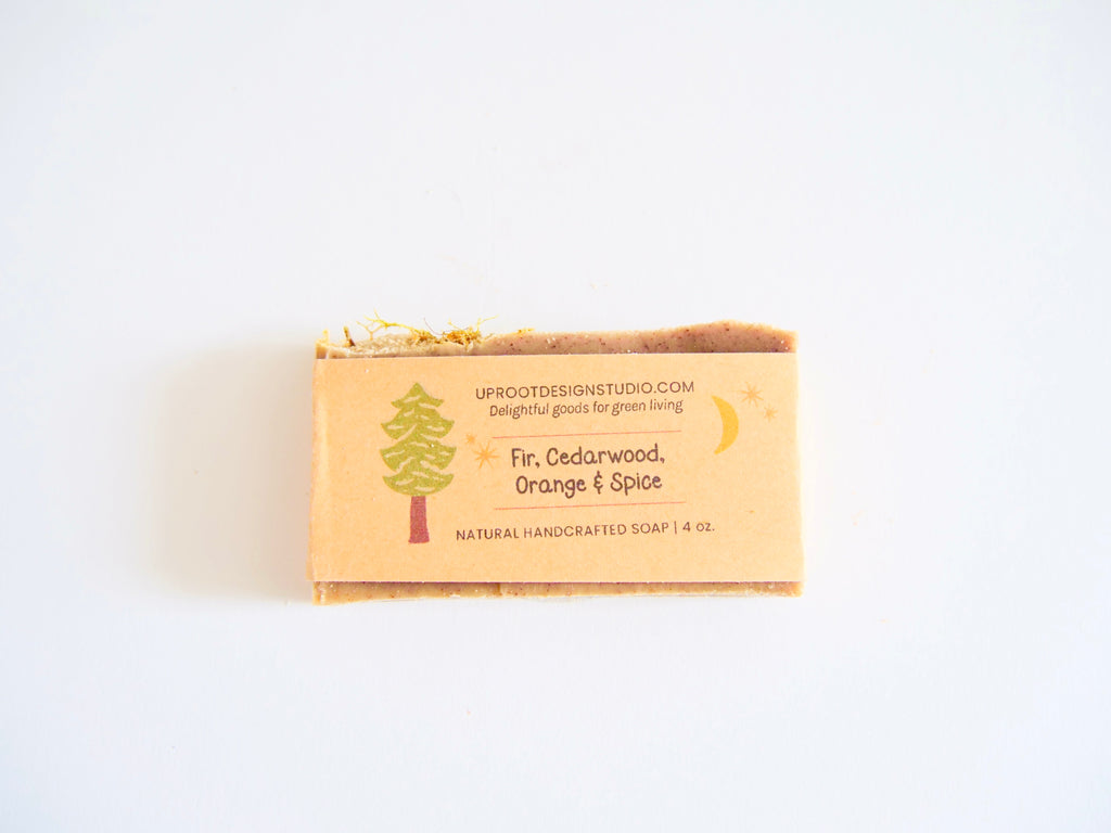Handmade Scented Soap w. Foraged, Natural, Organic Ingredients for a Refreshing Spa Experience (Assorted)