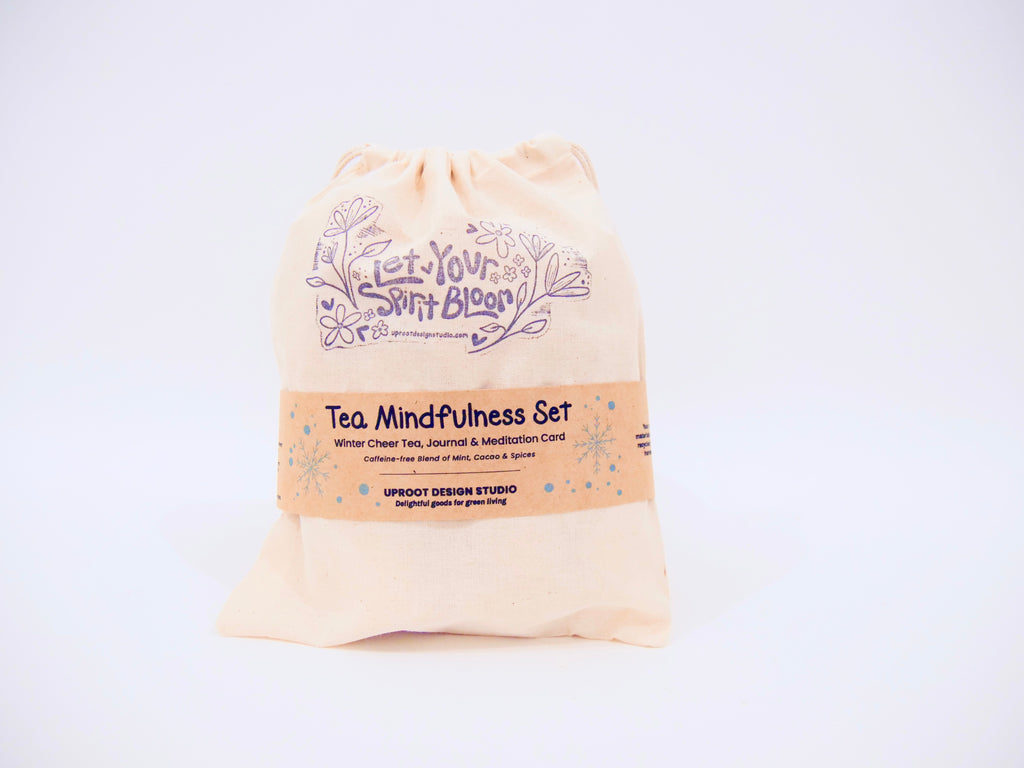 "Savor the Moment" Tea Mindfulness Set with Tea, Mindfulness Journal & Meditation Card (Tea Time)