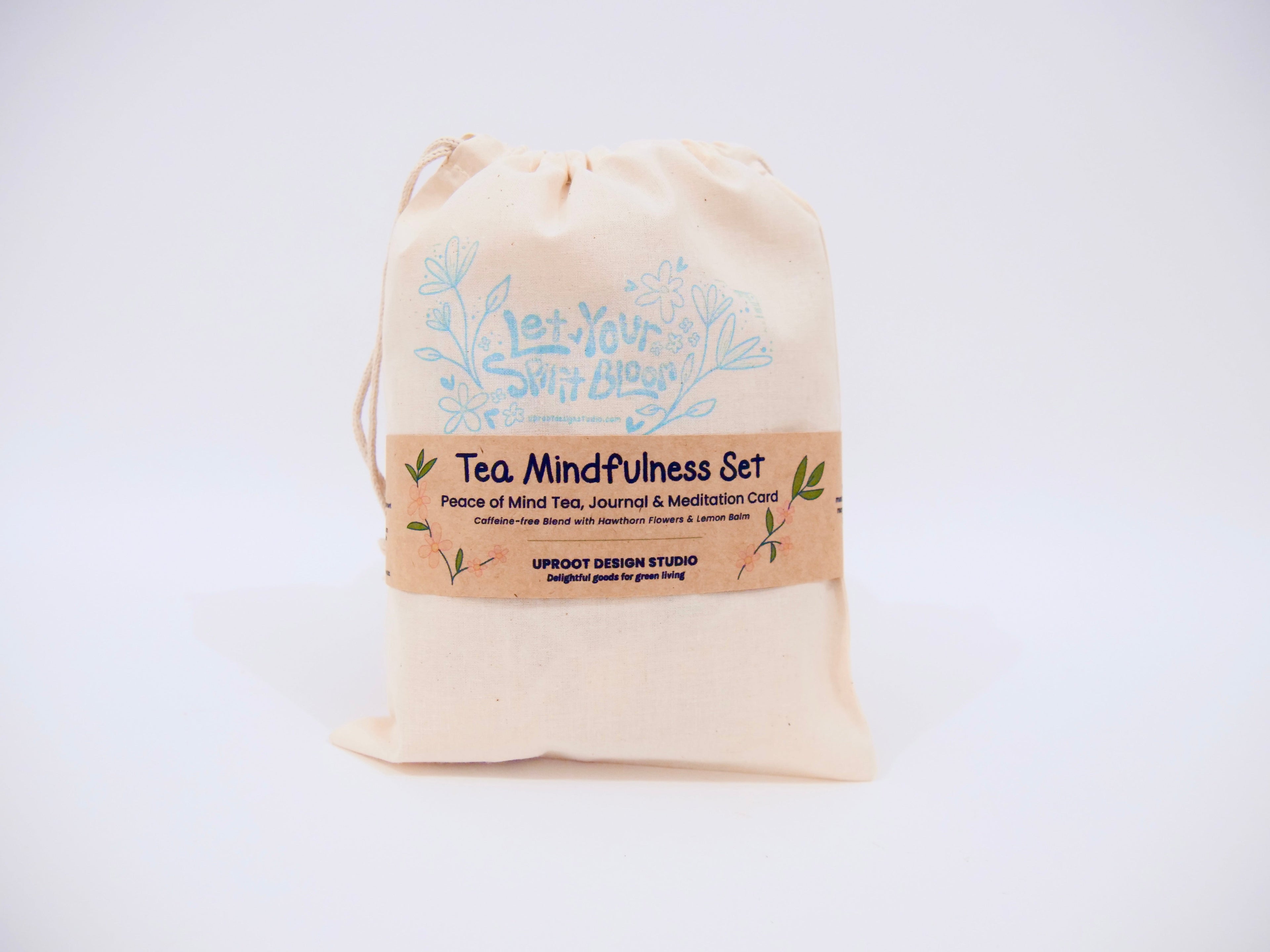 "Savor the Moment" Tea Mindfulness Set with Tea, Mindfulness Journal & Meditation Card (Tea Time)