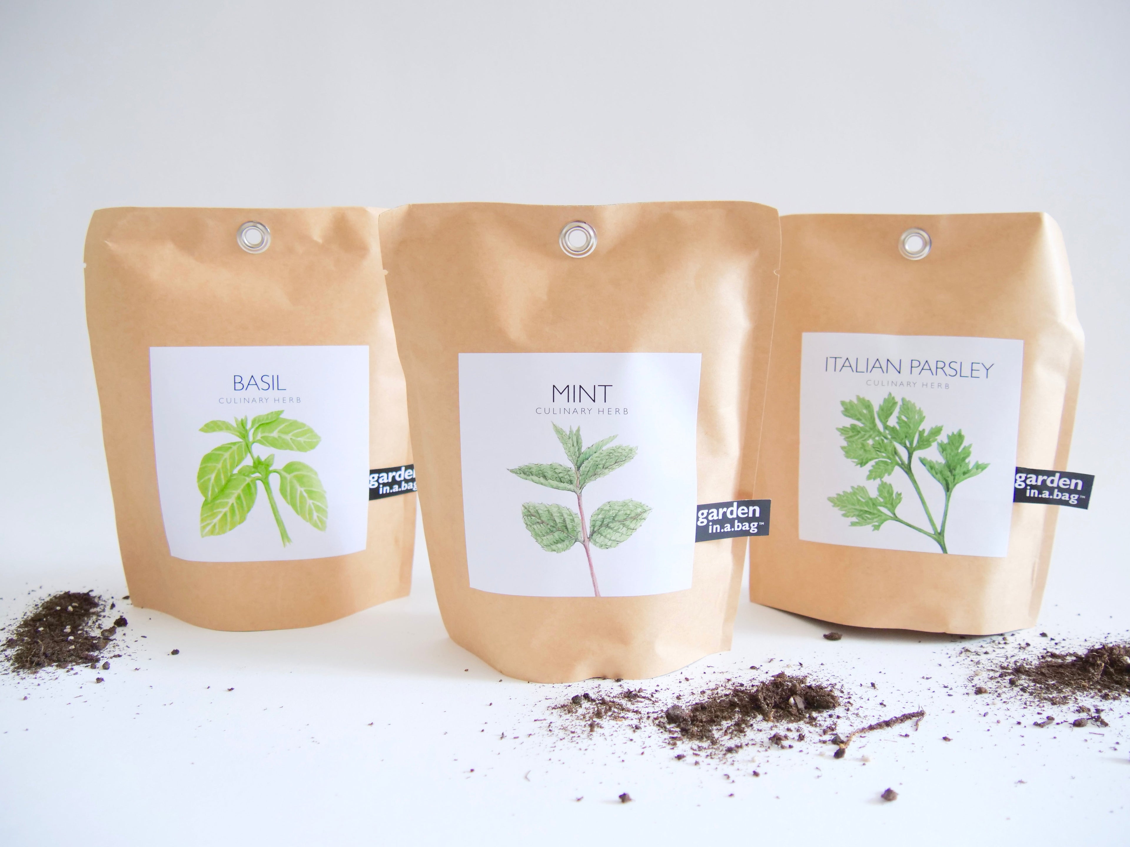 "Get Growing" Mindful Garden in a Bag Kit: Mindfulness Journal, Meditation Card + Growing Kit - (Assorted Year-Round)