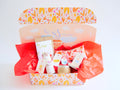 "Rejuvenate" Gift Box: Eye Pillow, Lavender Mint Hot Chocolate, Scented Soy Candle, Houseplant Greeting Card & Stickers (Love in Bloom