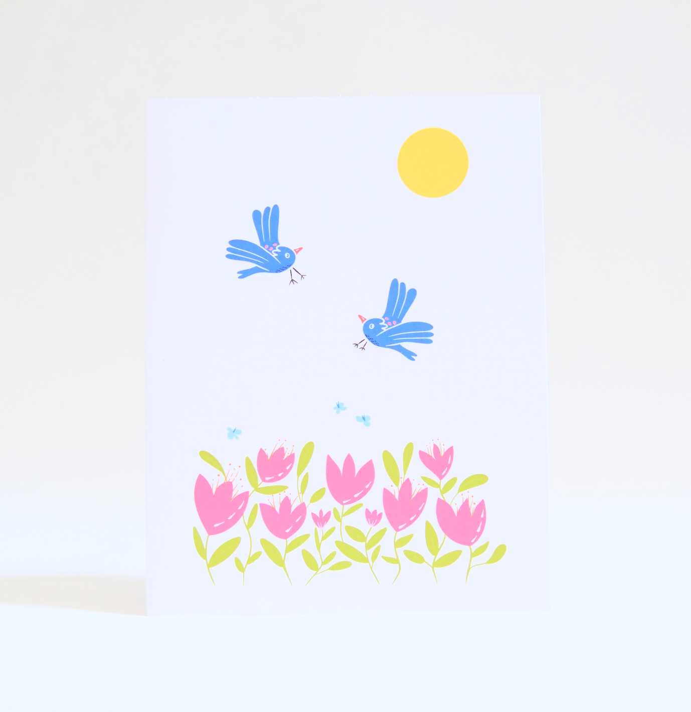 Eco Recycled 4x6 Greeting Cards w. Hand-Drawn Art + Recycled Envelopes, Blank inside - Assorted (Grow & Bloom)