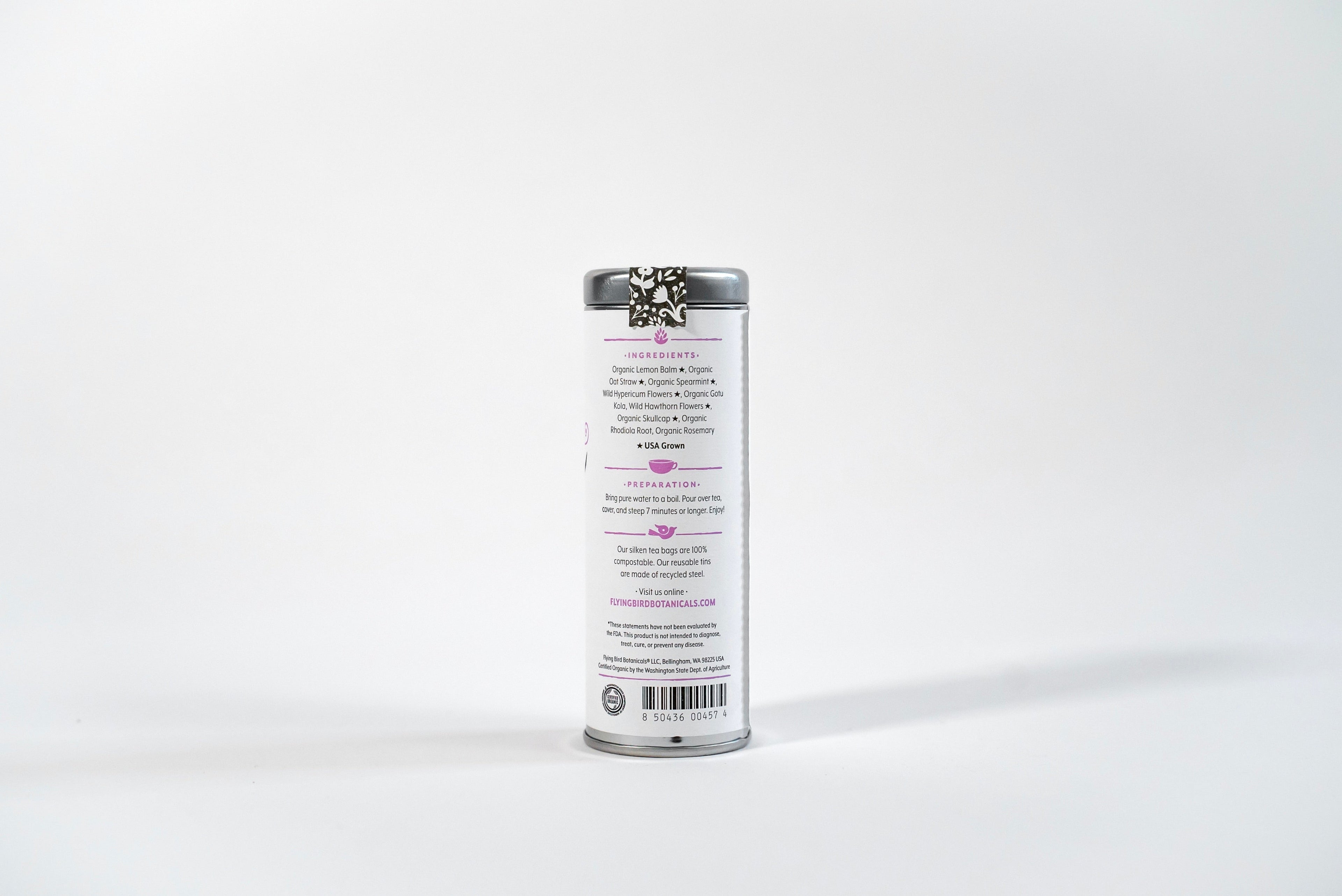 Organic Tea Time Tin - 6 Eco-Teabags (Assorted)