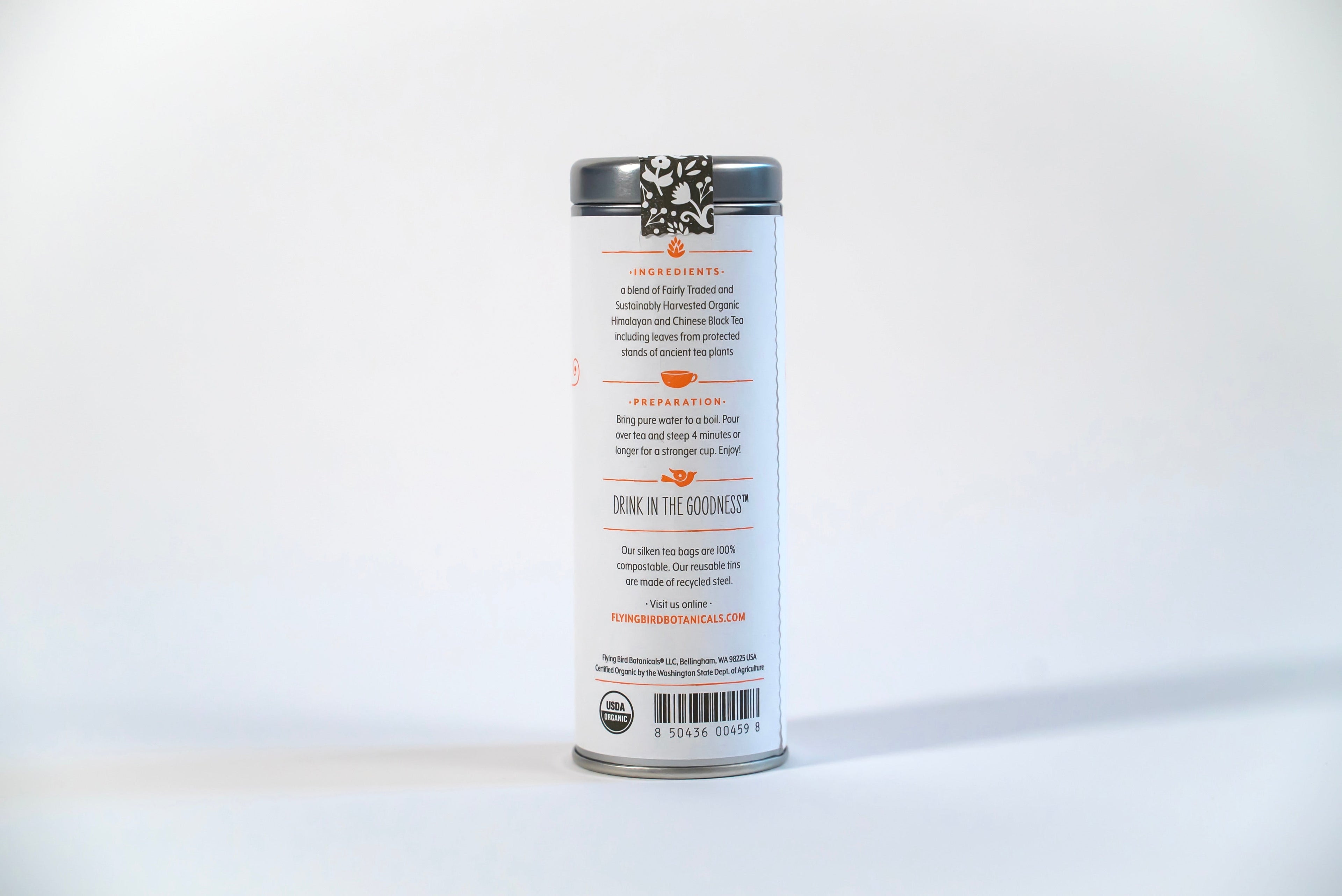 Organic Tea Time Tin - 6 Eco-Teabags (Assorted)